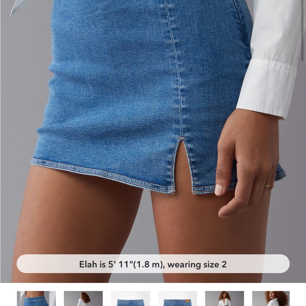 American Eagle Outfitters Next Level Stretch Mini Skort